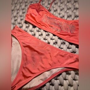 Moschino Pink Bikini Set 🎀👙✨